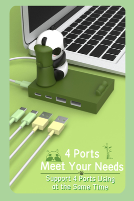 Chic 5Gbps USB C ke USB Stasiun USB C Hub Smart Adapter OEM Port Hub Dengan HDMI