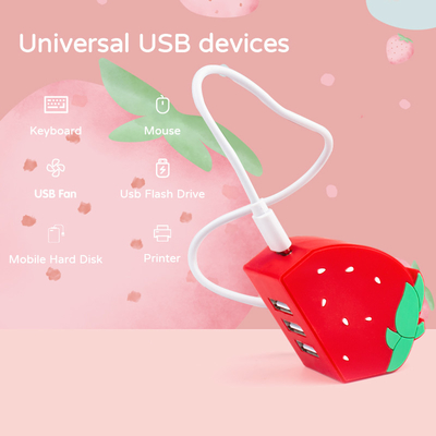 5Gbps Adapter Laptop USB Port Expander Usbc Hub Untuk Home Data Transmission