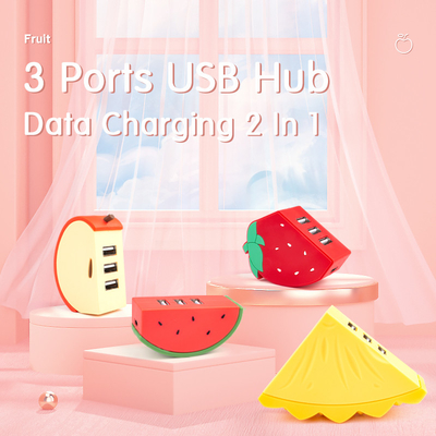 5Gbps Adapter Laptop USB Port Expander Usbc Hub Untuk Home Data Transmission
