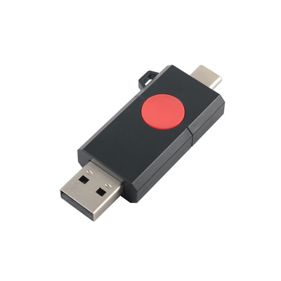 USB 3.0 Dan Tipe C Flash Drive Dengan Plastik Berkualitas A Flash Dan Logo Disesuaikan