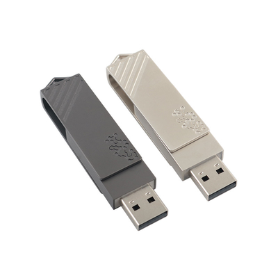 Metal Tipe C Twist Bentuk Fast Speed USB Flash Drive 3.0 Dan USB 2.0 Dan Tipe C