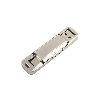 USB 3.0 Dan Tipe C Flash Drive dengan Metal Grade A Flash dan Logo Disesuaikan