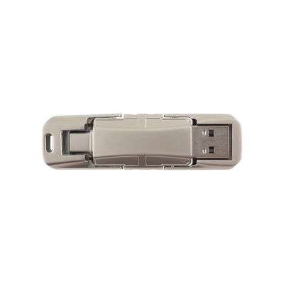 USB 3.0 Dan Tipe C Flash Drive dengan Metal Grade A Flash dan Logo Disesuaikan