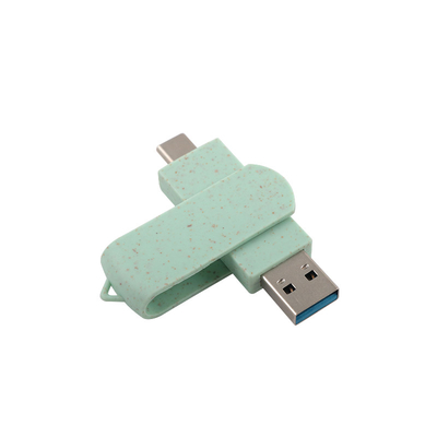 Kata sandi didukung Logo Custom Tipe C USB Flash Drive untuk penyimpanan massal dan unggahan data