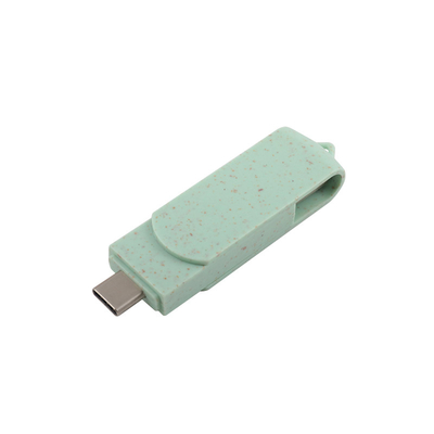 Kata sandi didukung Logo Custom Tipe C USB Flash Drive untuk penyimpanan massal dan unggahan data