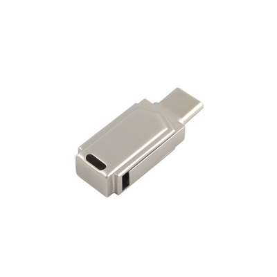 13g Zinc Alloy USB 3.0 Dan Type C Memory Stick Dengan Data Password Dan Laser USB Logo