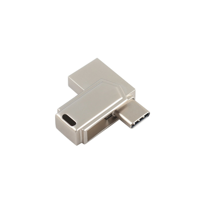 13g Zinc Alloy USB 3.0 Dan Type C Memory Stick Dengan Data Password Dan Laser USB Logo