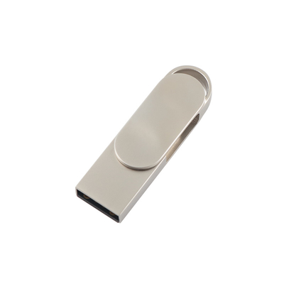 Waterproof Metal USB PD Flash Drive Dengan Perak USB 2.0 USB 3.0 Dan Tipe C