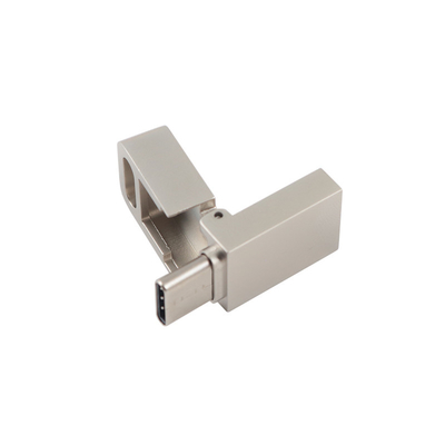 Metal USB 3.0 Dan Tipe C Flash Drive Dengan Tipe C Dapat Laser Logo Satu Wajah Lakukan Promisi