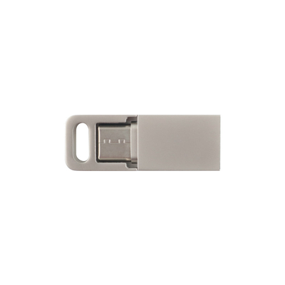 Metal USB 3.0 Dan Tipe C Flash Drive Dengan Tipe C Dapat Laser Logo Satu Wajah Lakukan Promisi