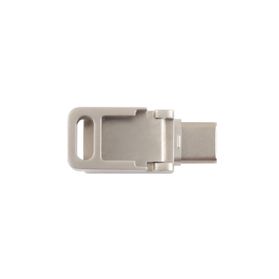 Metal USB 3.0 Dan Tipe C Flash Drive Dengan Tipe C Dapat Laser Logo Satu Wajah Lakukan Promisi