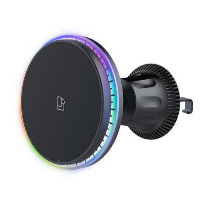 Bahan silikon ABS Car Vent Charger Magnetic Solusi Mengemudi Cepat dan Stabil