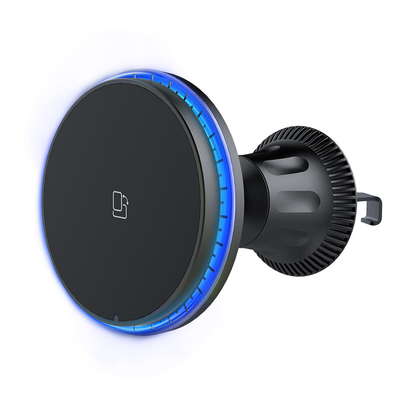Bahan silikon ABS Car Vent Charger Magnetic Solusi Mengemudi Cepat dan Stabil