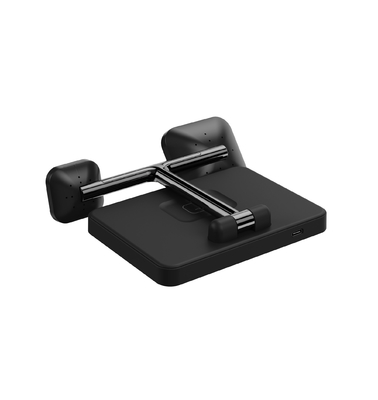 3 In 1 Fast Charger Upright Wireless Charging Untuk IPhone Earphone IWatch