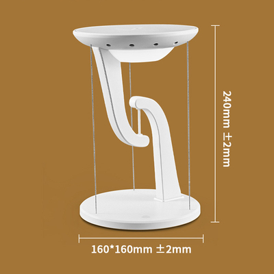 Pengisi daya nirkabel lipat 240 * 160MM Ukuran dengan LED dan kapasitas penyimpanan