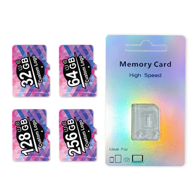256GB Kartu memori C10 U1 Dan U3 Dengan 3,0 20mbs Menulis Kecepatan Untuk Kamera Dan CCTV
