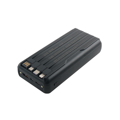Kapasitas Tinggi Full Battery Power Bank untuk Telepon dengan PC Plastik/Mat Teknologi Shell Material dan Desain Ringan