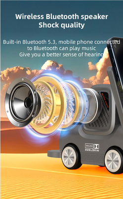 15W Fast Charging Multifunction Wireless Charger untuk Telepon Fidget Spinner Light dan 5V/2.1A Input