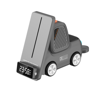 15W Fast Charging Multifunction Wireless Charger untuk Telepon Fidget Spinner Light dan 5V/2.1A Input