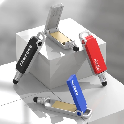 Speed Metal USB Flash Drive dengan Flash Test All Passed H2 Or Beach32 Test Baca 15-20MB/s Perak Disesuaikan Dibuat