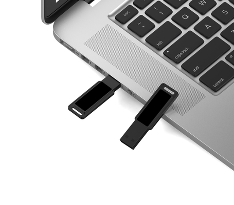 High Speed Flash Drive Crystal USB Stick Dengan Lampu LED Cerah