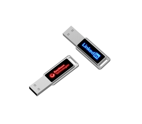 High Speed Flash Drive Crystal USB Stick Dengan Lampu LED Cerah