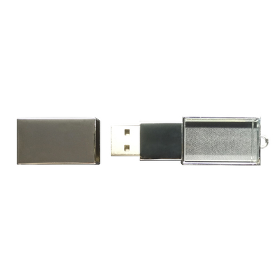 Cahaya LED Kristal yang elegan dengan badan logam dan kecepatan membaca USB 2.0 8-15MB/S
