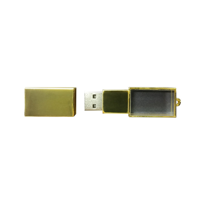 Cahaya LED Kristal yang elegan dengan badan logam dan kecepatan membaca USB 2.0 8-15MB/S