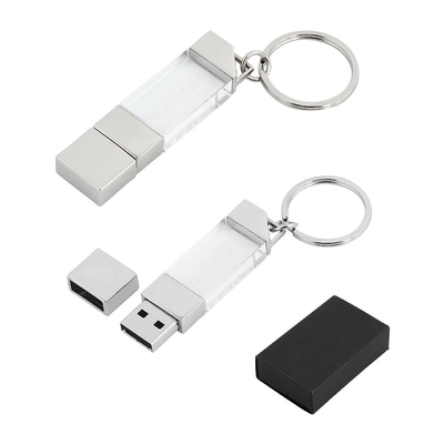 Dengan ring kristal usb 2.0 dan usb 3.0 led lampu bisa bersinar