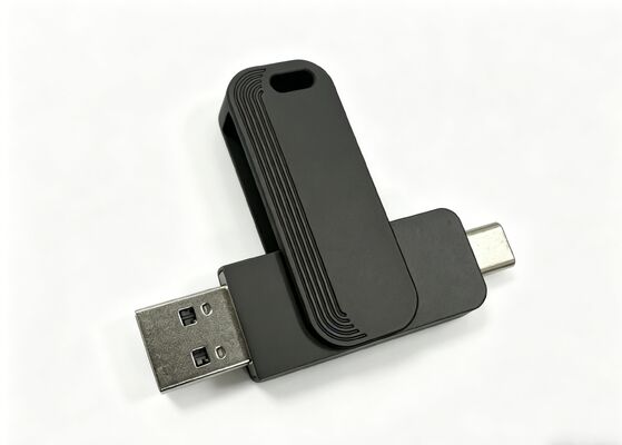 Gun Warna Hitam Usb 3.0 + Tipe C 1005 Lulus Tes H2 USB Flash Drive Tipe C Cocok Cepat Standar AS dan UE