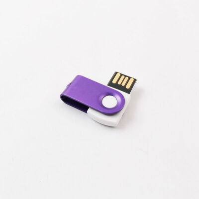 Casing Meta Flash Drive Memori Usb Logam 4GB 8GB 16GB 32GB 64GB Dapat Rotasi 360 Derajat