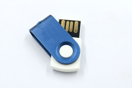 Casing Meta Flash Drive Memori Usb Logam 4GB 8GB 16GB 32GB 64GB Dapat Rotasi 360 Derajat