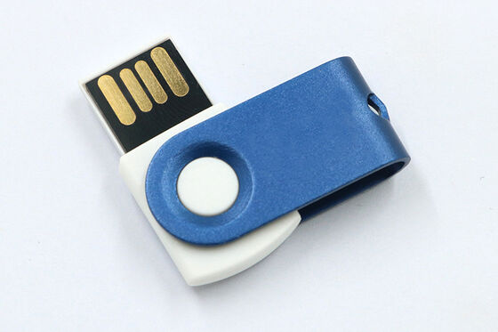 Casing Meta Flash Drive Memori Usb Logam 4GB 8GB 16GB 32GB 64GB Dapat Rotasi 360 Derajat