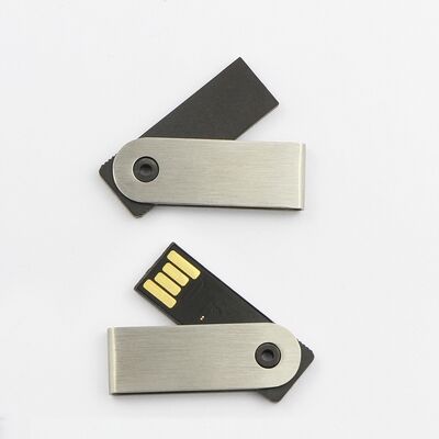 USB 2.0 Dan USB 3.0 Metal USB Flash Drive Model Mini Baterai Ringan Daya tahan Portable Storage Rotatable USB Flash Drive