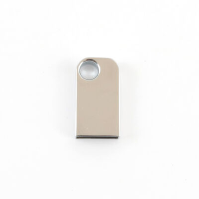 Mini Usb Flash Drive Dengan Lubang Dapat Menempatkan Gantungan Kunci Logam Usb Flash Drive Dapat Disesuaikan Logo Laser