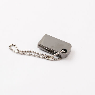 Mini Usb Flash Drive Dengan Lubang Dapat Menempatkan Gantungan Kunci Logam Usb Flash Drive Dapat Disesuaikan Logo Laser