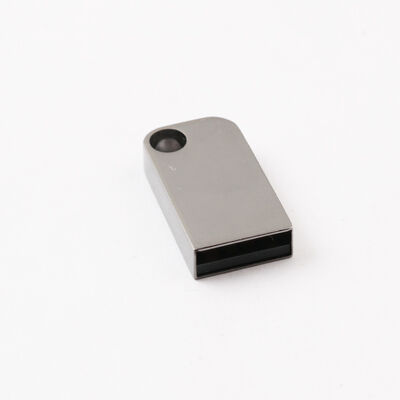 Mini Usb Flash Drive Dengan Lubang Dapat Menempatkan Gantungan Kunci Logam Usb Flash Drive Dapat Disesuaikan Logo Laser
