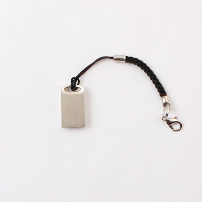 Usb Logam Dengan Gantungan Kunci Logam Usb Flash Drive Logo Laser Ikuti Desain Khusus