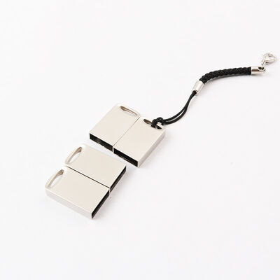 Usb Logam Dengan Gantungan Kunci Logam Usb Flash Drive Logo Laser Ikuti Desain Khusus