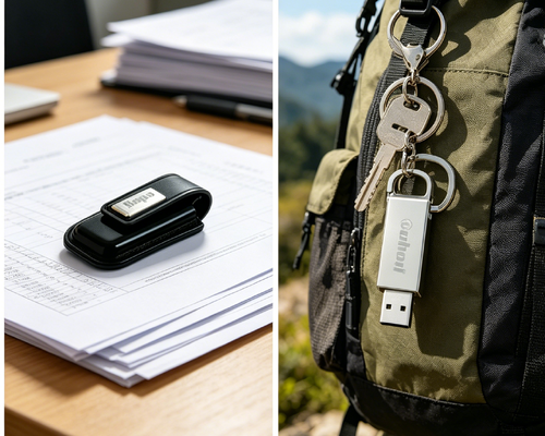 Flash drive usb Kulit OEM Solusi penyimpanan portabel tahan lama dan bergaya warna coklat, ideal untuk hadiah dan acara perusahaan