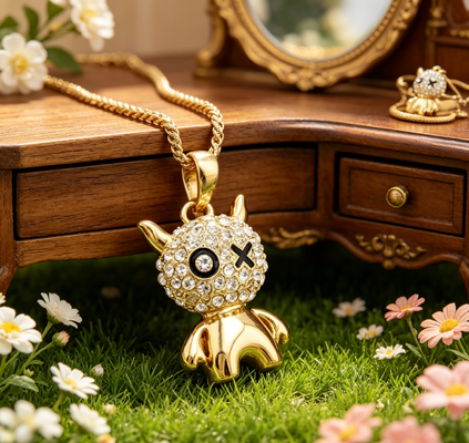 Kalung Berbentuk Kucing Stik USB Logo dan Memori Khusus Sangat Cocok Untuk Hadiah Liburan
