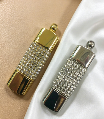 Flash Drive USB Kristal Transparan Bening Menawarkan Kecepatan Transfer Data Hingga 5 Gbps Perangkat Penyimpanan Portabel Tahan Air Hadiah Wanita