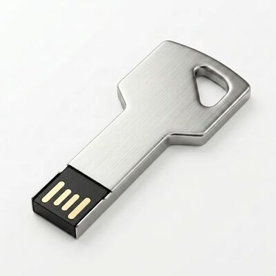 Enkripsi Diaktifkan Kunci Paduan Seng USB Flash Drive Desain Khusus Selamat Datang Perangkat Penyimpanan Aman Tahan Lama Ideal Untuk Bisnis
