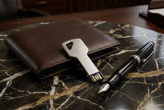 Flash Drive USB Logam Rantai Mutiara Perak Perangkat Penyimpanan Ringkas Suhu Operasi Minus 50 hingga Plus 80 Derajat Ideal untuk Bisnis