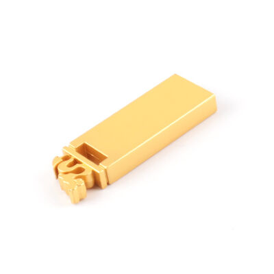 Flash drive USB paduan seng ringan 15 gram, perangkat penyimpanan portabel tahan lama untuk bisnis