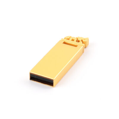 Flash drive USB paduan seng ringan 15 gram, perangkat penyimpanan portabel tahan lama untuk bisnis