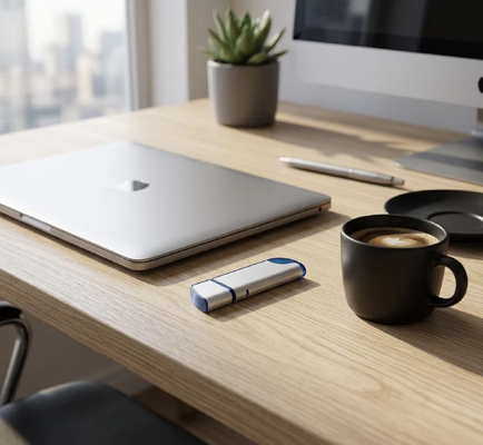 USB 2.0 Flash Drive Plastik Memberikan Kecepatan Tulis 4 hingga 10MB per Detik Sempurna untuk Pencadangan dan Transfer Data Aman