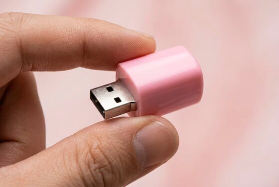 1GB USB Stick Plastik Warna Biru Opsional Enkripsi AES 128bit Flash Drive Ringan dan Tahan Lama Cocok untuk Sehari-hari