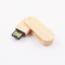 Twist Shaped Maple Wooden Flash Drive Membaca Cepat 64GB 128GB 256GB 1TB