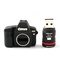 Bentuk Kamera Pvc Flash Drive Pribadi USB 2.0 3.0 ROHS Disetujui